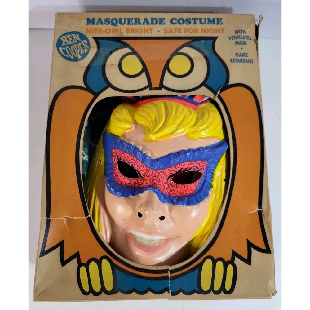Vintage Ben Cooper Masquerade Costume Blue Fairy 876 Small Princess  Halloween